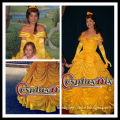 Most popular Deluxe Belle Costume party dress cosplay costume